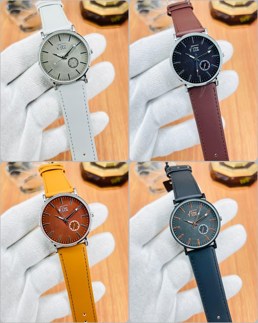 SS Collections Classic Analog Men’s Watch Textured Dial with Premium Leather Strap.