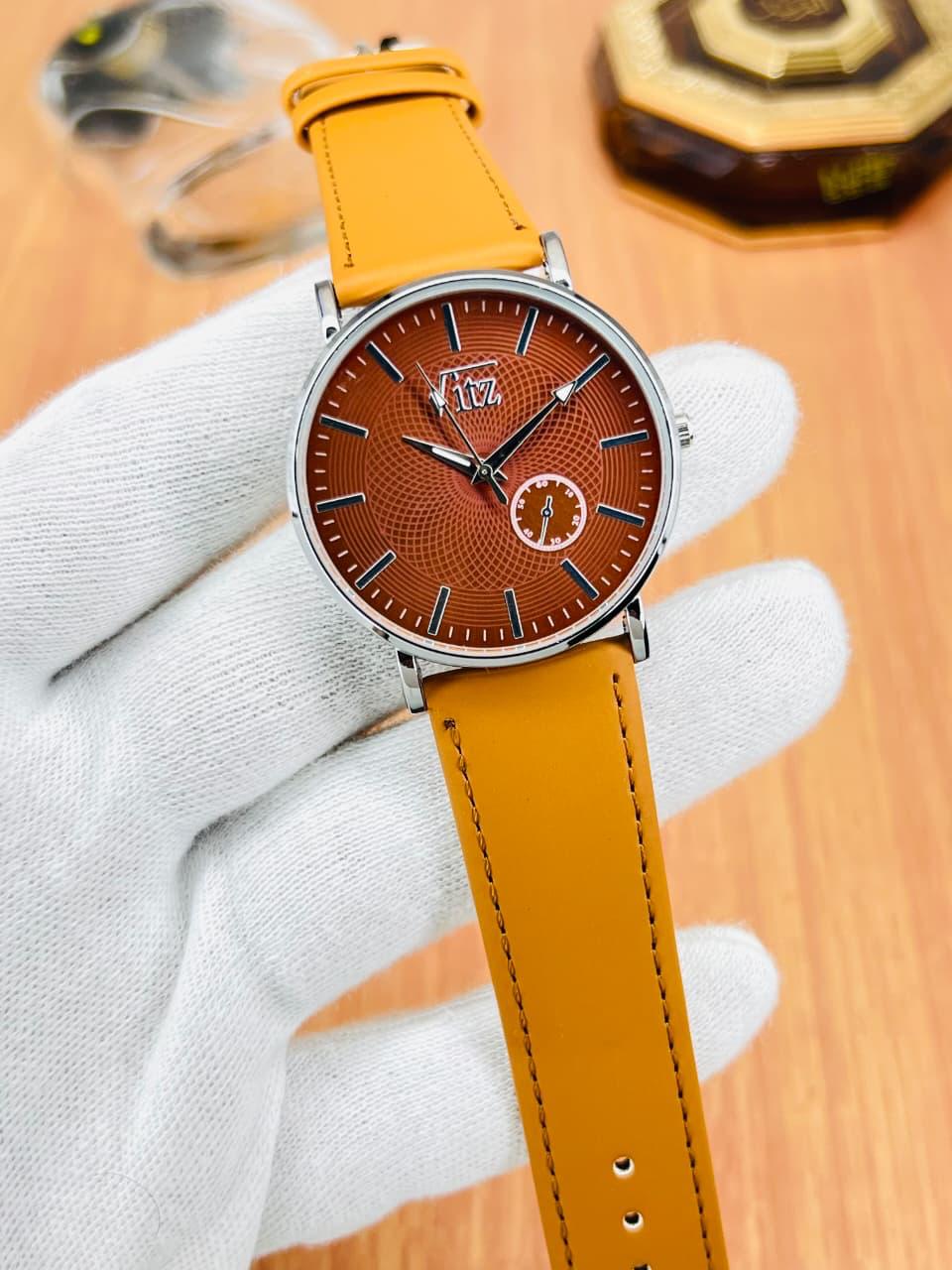 SS Collections Classic Analog Men’s Watch Textured Dial with Premium Leather Strap.